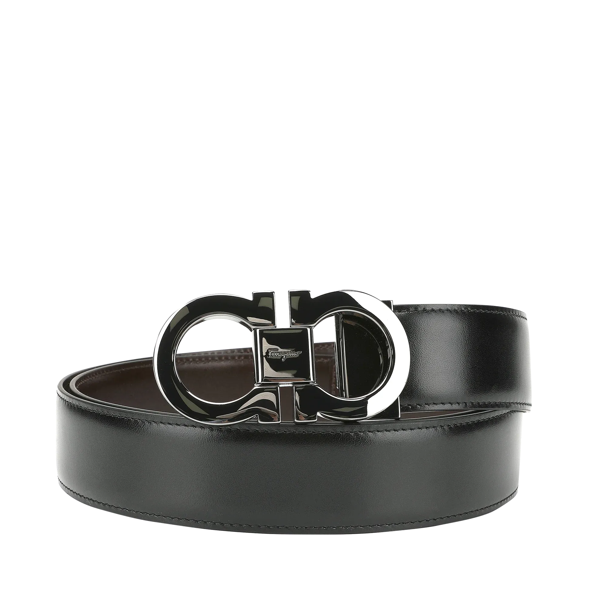 Roberto Cavalli RC-buckle Leather Belt